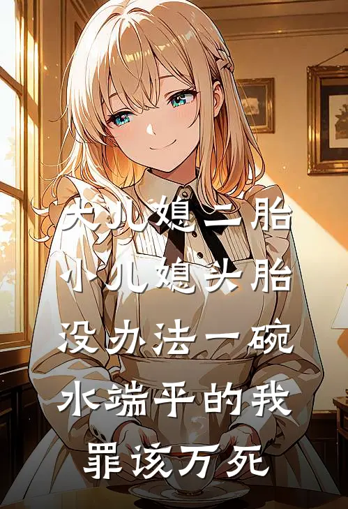 大儿媳二胎小儿媳头胎，没办法一碗水端平的我罪该万死