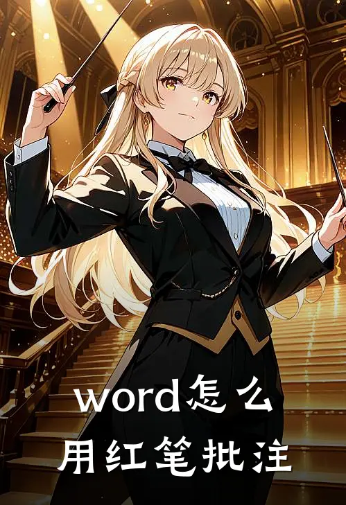 word怎么用红笔批注