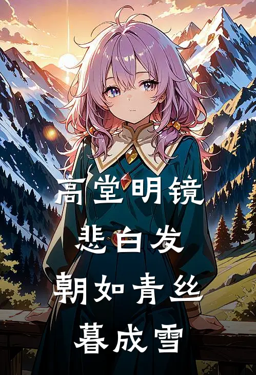 高堂明镜悲白发,朝如青丝暮成雪