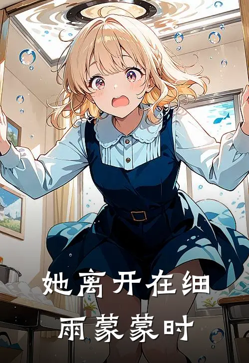 她离开在细雨蒙蒙时